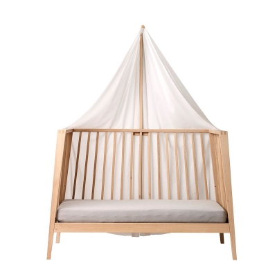 Leander Himmel fr Linea und Luna Babybett, Weiss