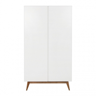 Quax Kleiderschrank Trendy (2-trig), Weiss