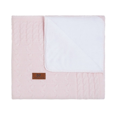 Babys only Gitterbettdecke Cable, klassisch Rosa