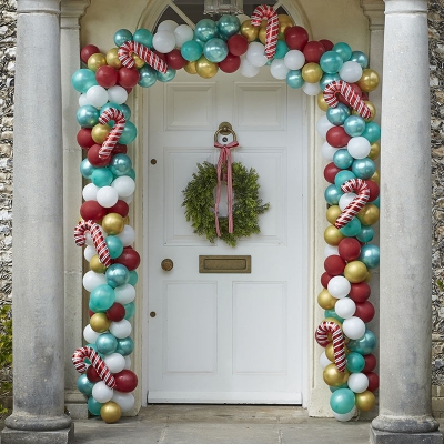 Ginger Ray Ballonbogen Weihnachten Zuckerstange