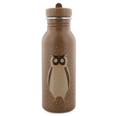 Trixie Edelstahl Trinkflasche, 500 ml - Mr. Owl