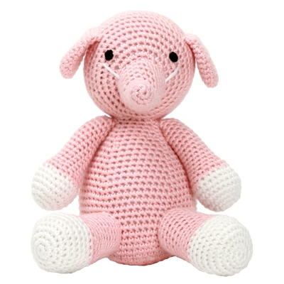 natureZOO Hkel-Teddybr, Elefant (Baby Pink)