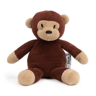 natureZOO Bio-Velour-Teddybr, Brauner Affe