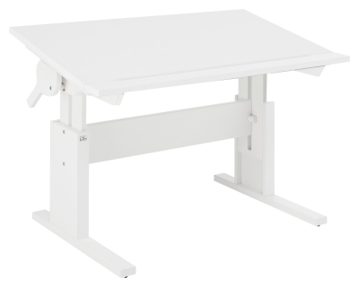 Lifetime Kidsrooms Höhenverstellbarer Schreibtisch mit neigbarer Tischplatte, Weiss