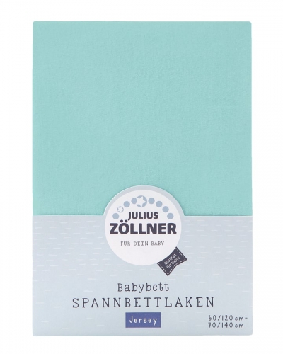 Julius Zllner Spannbetttuch 70/140, Jersey Mint