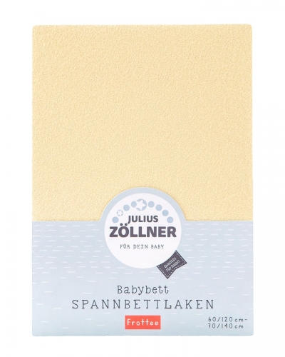 Julius Zllner Spannbetttuch 70/140, Frottee Banana