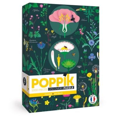Poppik Puzzle, Wildblumen (1000 Teile)