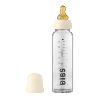 BIBS Baby Glasflasche, Ivory 225ml