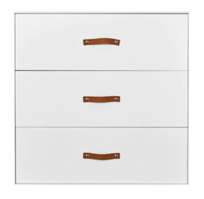 Lifetime Kidsrooms All In One 3 Schubladen Set 80 cm, Whitewash