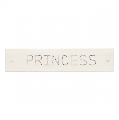 Lifetime Kidsrooms Namensschild Font Dots, Whitewash