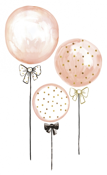 Lilipinso Wandsticker Dekoration, Luftballone