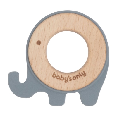 Babys Only Beißring-Elefant, Grau