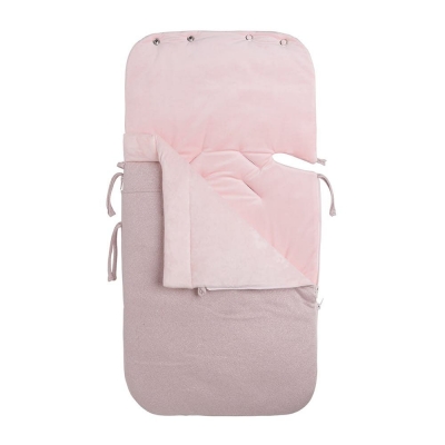 Babys Only Fusack Maxi-Cosi 0+ Sparkle, Silber-Rosa Melee