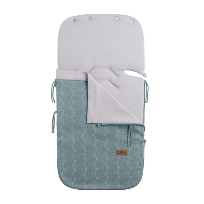 Babys Only Sommer Fußsack Autositz 0+ Cable, Stonegreen