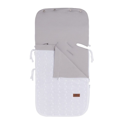 Babys Only Sommer Fußsack Autositz 0+ Cable, Weiss