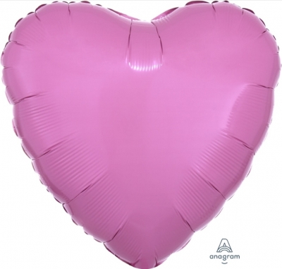 Anagram Folienballon Herz, Metallic Pink 45cm/18