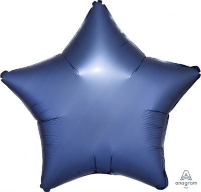 Anagram Folienballon Stern Satin, Azure 50cm/20