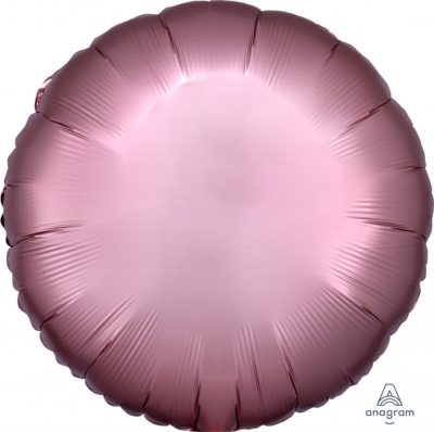 Anagram Folienballon Rund Satin Luxe, Rose Copper 45cm/18