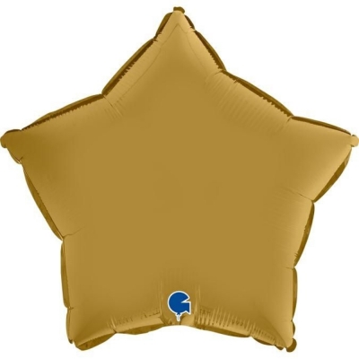 Grabo Folienballon Star Satin, Gold 45cm/18