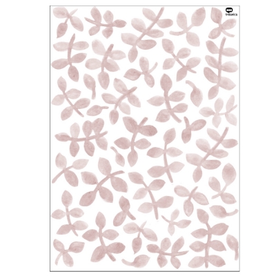 Tresxics Aufkleber mit Aquarellblättern 1 Blatt, Pink