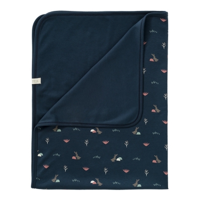 Fresk Baby Decke, Rabbit Mood Indigo