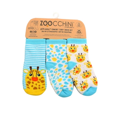 Zoocchini 3er Pack Sckchen (0-24 M), Jaimie die Giraffe