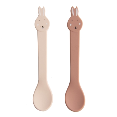 Trixie Silikon Lffel 2-Pack, Mrs. Rabbit