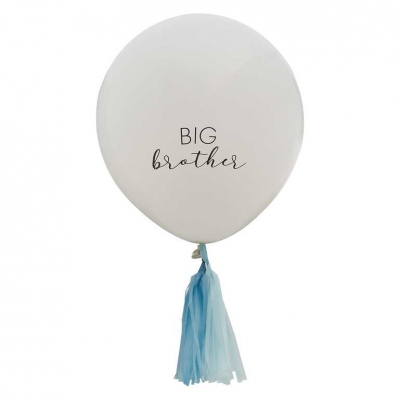 Ginger Ray Big Brother Ballon mit blauen Quasten