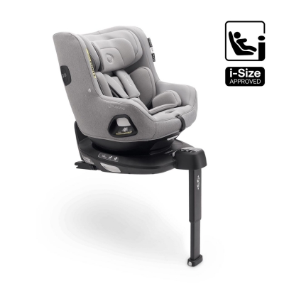 Bugaboo Owl Reboard Autositz mit 360 Isofix Basis By Nuna, Mineral Grau