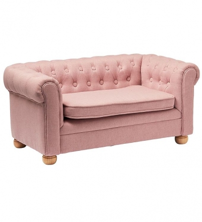 Kids Concept Kindersofa Chesterfield, Rosa