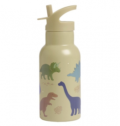 A Little Lovely Company Trickflasche aus Edelstahl, Dinosaurier
