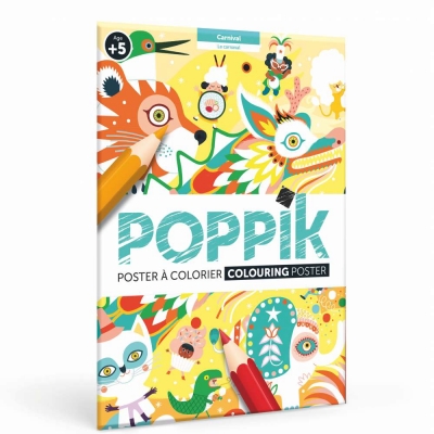 Poppik Poster zum Ausmalen, Karneval