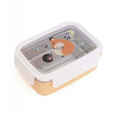 Petit Monkey Edelstahl Lunch Box, Fuchs