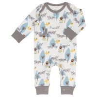 Fresk Babypyjama Bio-Baumwolle, Blaue Fchse