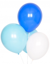 My Little Day Luftballone aus Latex, Blau 10 Stk.