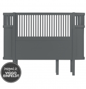 Sebra Bett, Baby & Junior, Dunkelgrau Classic Grey