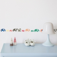 MIMIlou Wandsticker, Elephants